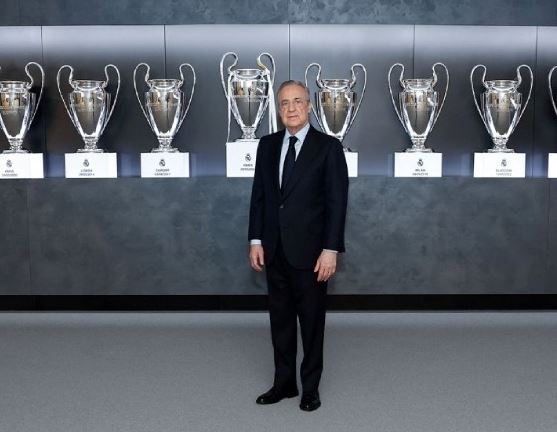 Florentino Pérez, presidente del Real Madrid, recibe importante reconocimiento
