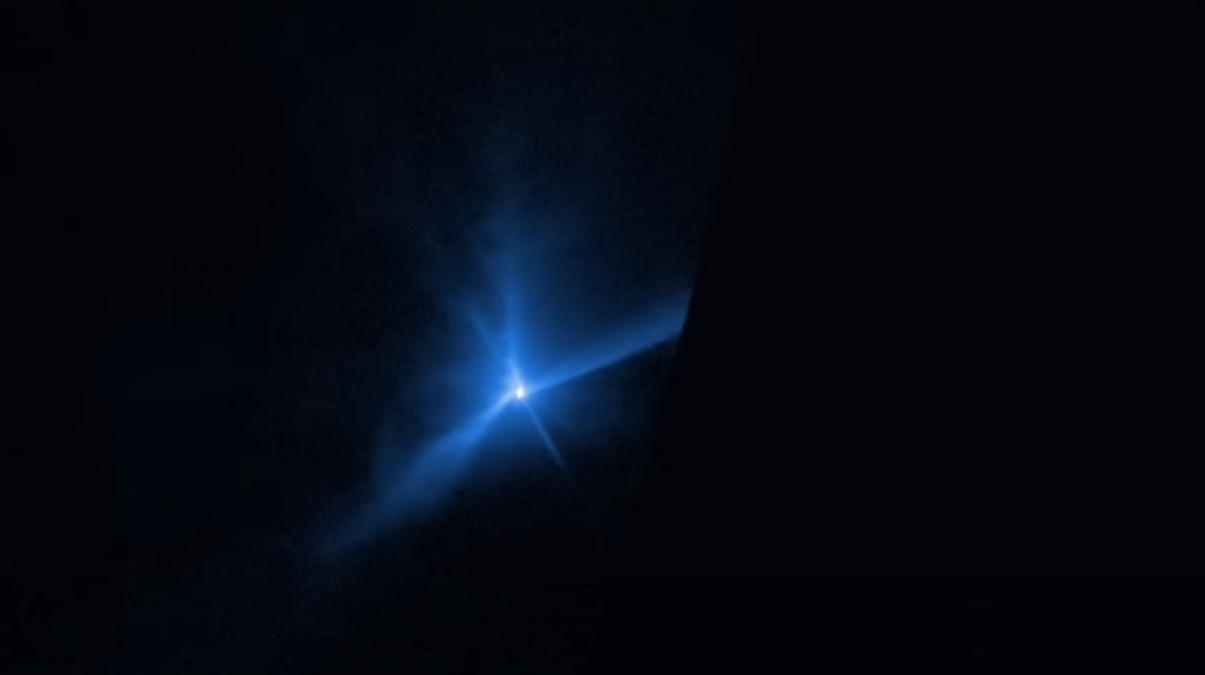 Hubble publica el impacto de nave Dart contra el asteroide Dimorphos (+Video)