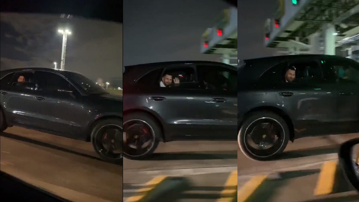 Se encuentran a Messi en una autopista de Buenos Aires y esta fue su reacción (+Video)