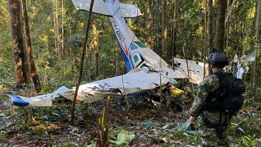 ONU se suma a la búsqueda de los cuatro menores desaparecidos en accidente de avión en Colombia