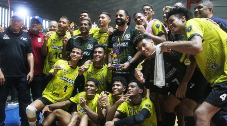 Miranda derrota al Zulia y se lleva el título del Nacional de voleibol juvenil