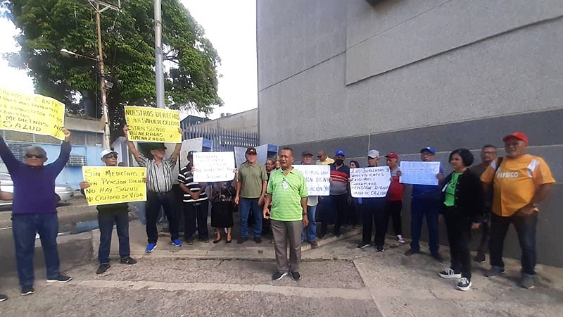 Personal jubilado de CANTV protestó por sus beneficios contractuales