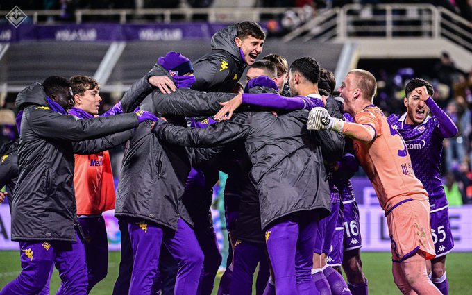 Fiorentina clasificó a semifinales de la Copa de Italia por tercer año corrido