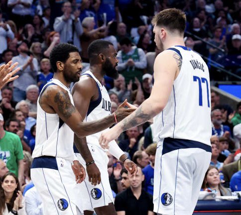 Luka Dončić y Kyrie Irving hicieron de las suyas. Foto: RRSS