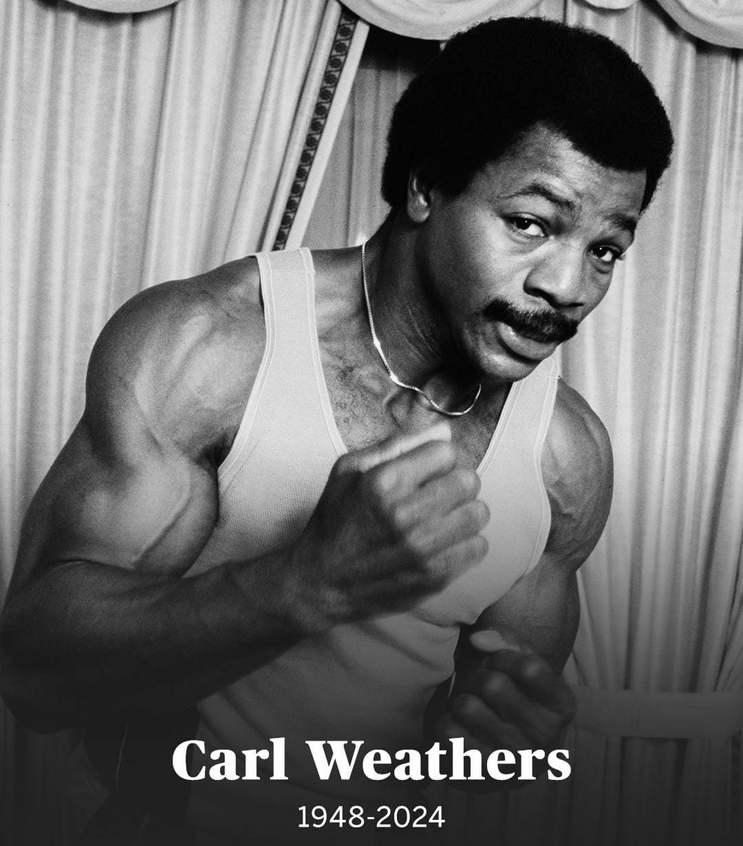 Murió Carl Weathers, el recordado Apollo Creed en 