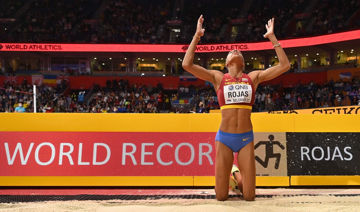 Hace dos años Yulimar Rojas rompió su propio récord mundial