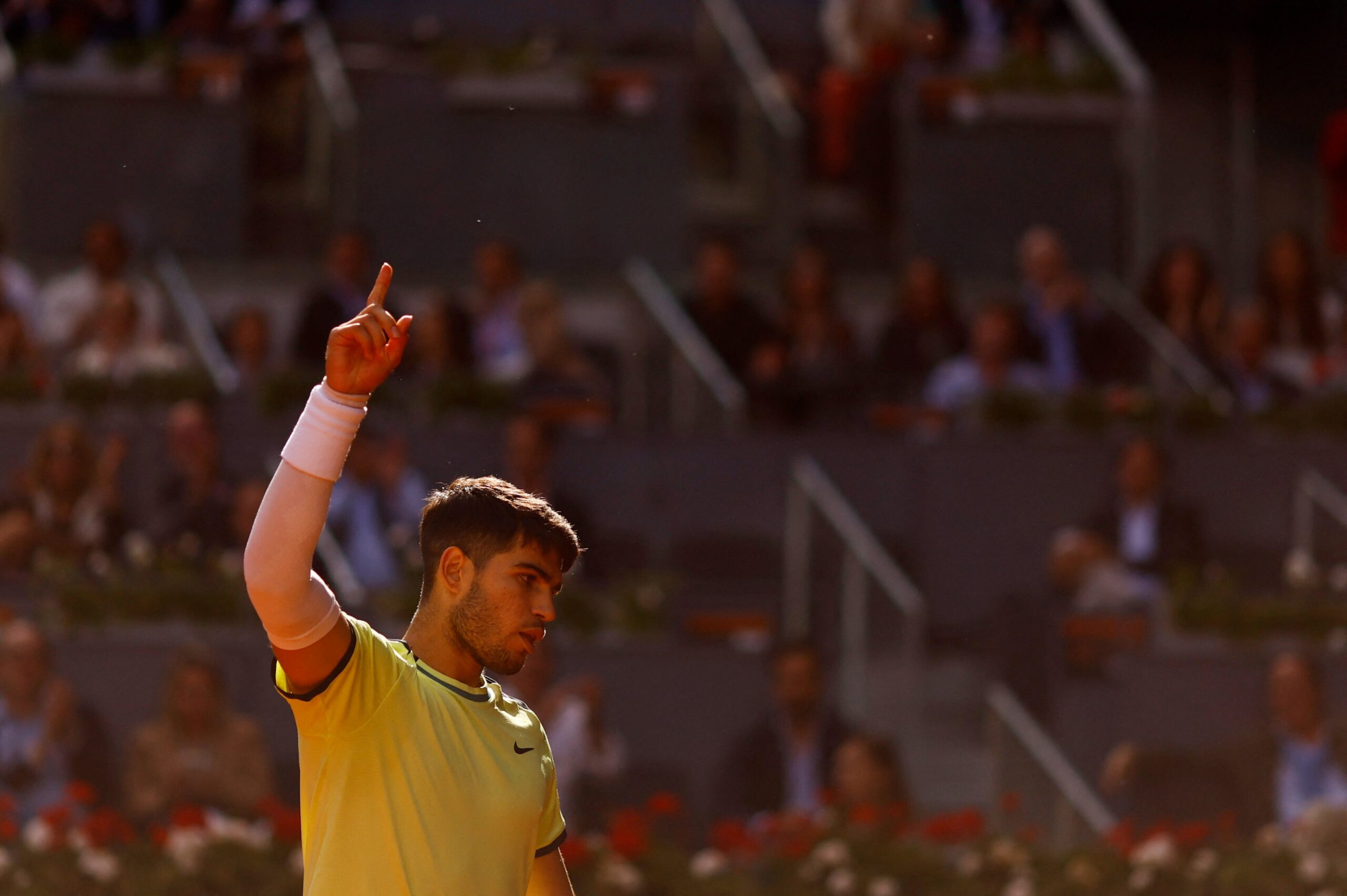 Carlos Alcaraz sigue avanzando en el Mutua Madrid Open