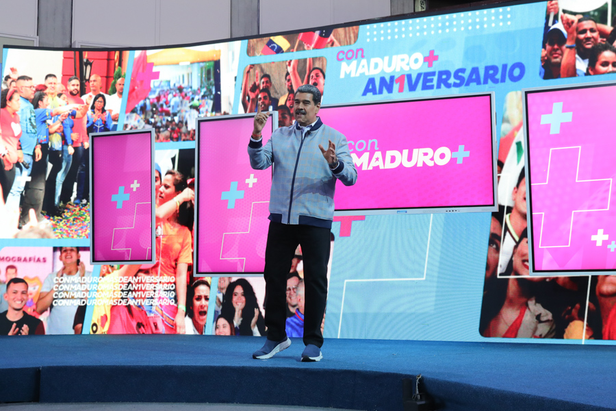 Maduro celebra primer aniversario de su programa Con Maduro +