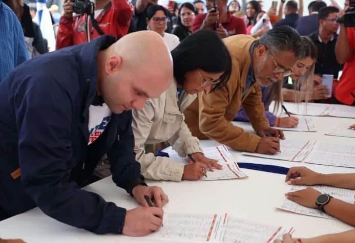 Delcy Rodríguez: El candidato de los gringos será derrotado el 28J