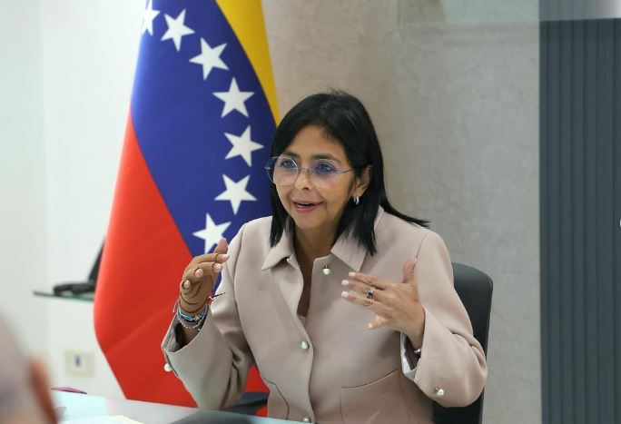 Delcy Rodríguez sobre atentado de Miguel Uribe Turbay: 
