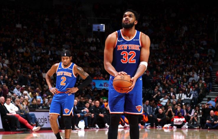 Karl Anthony Towns comandó triunfo de los Knicks ante Raptors