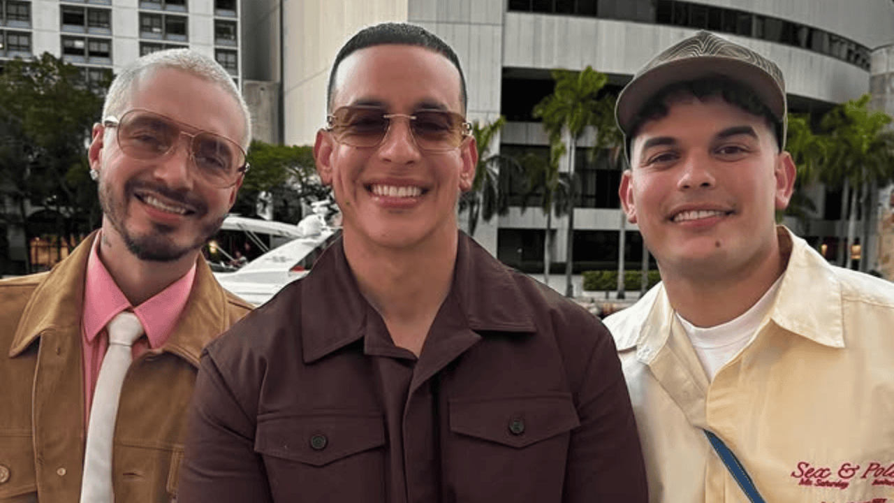 Lindo encuentro de Daddy Yankee y su hijo con JBalvin: La costosa cartera y los zapatos no pasaron desapercibidos