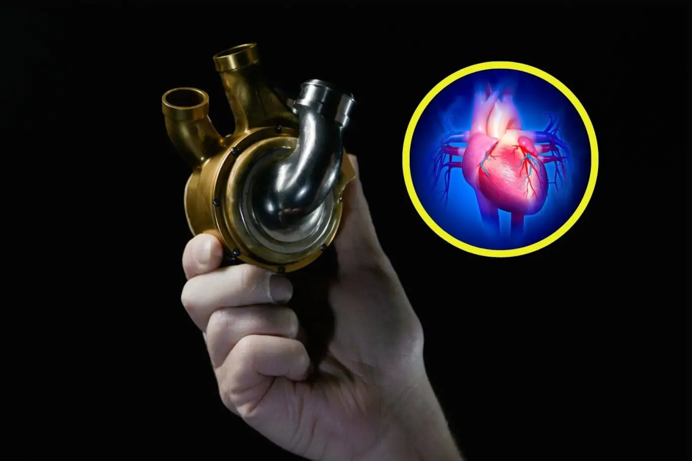 Un avance en la medicina: implantan un corazón de titanio y el paciente sobrevive 100 días 