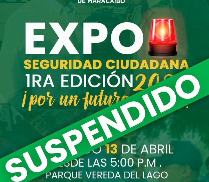 Suspendida la primera Expo Seguridad Maracaibo 2025 hasta después de Semana Santa
