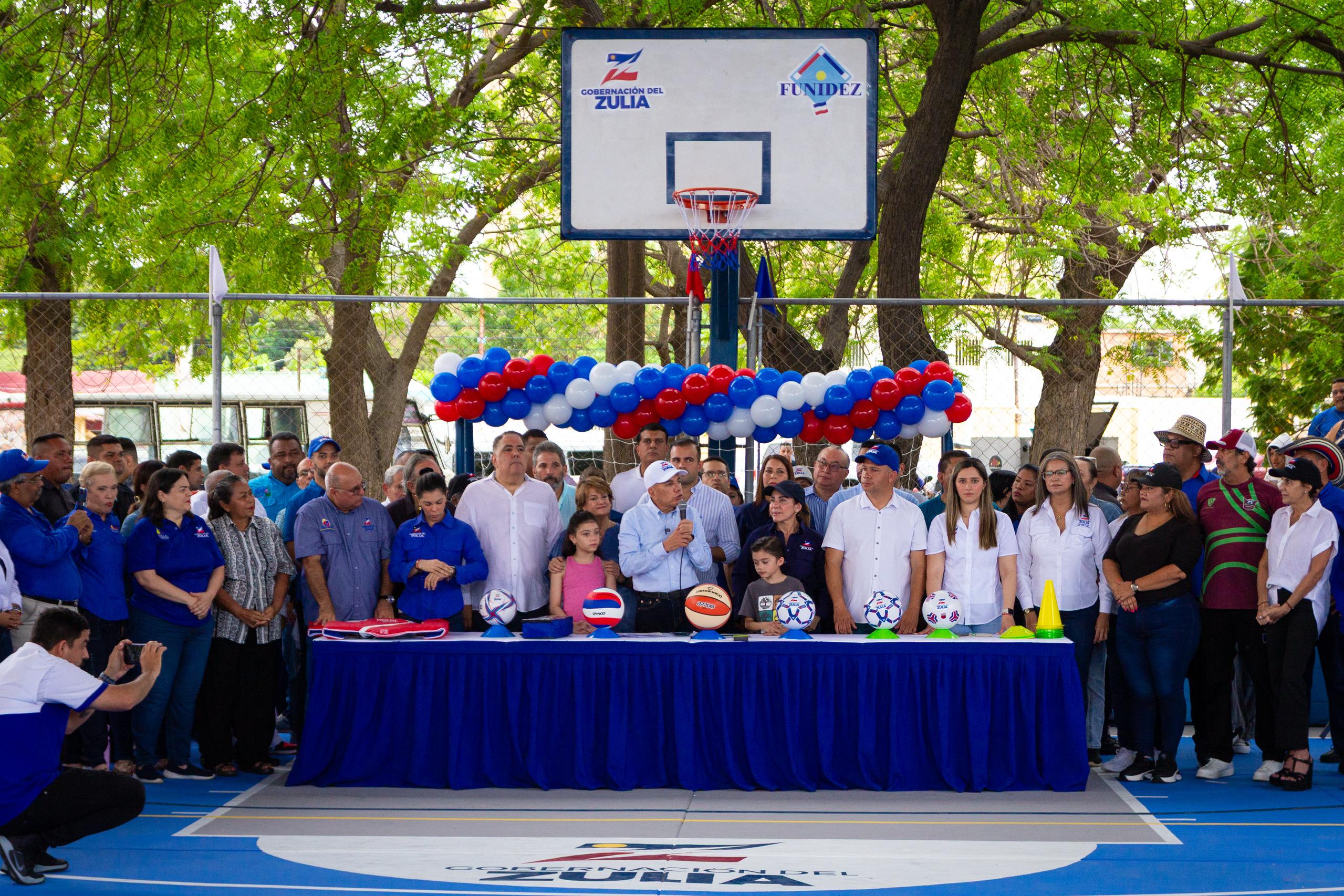 Rosales inauguró la cancha de usos múltiples ‘Don Bosco’ y vialidad en el barrio Los Andes