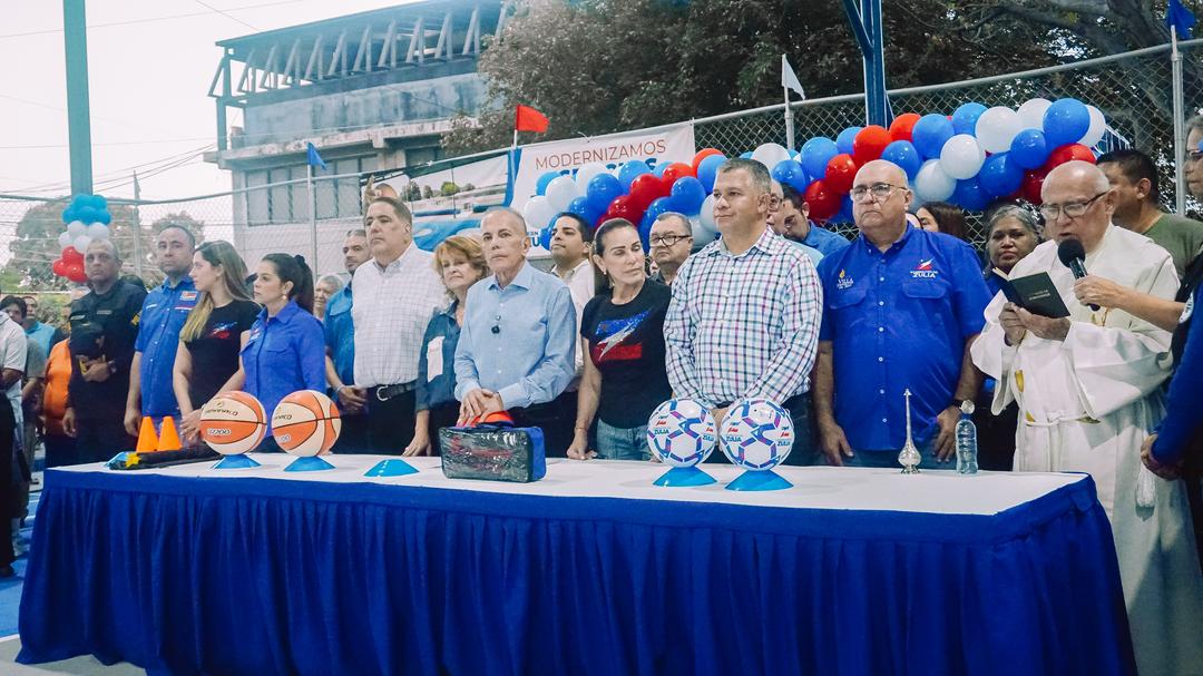 Gobernador Rosales inauguró la Cancha de Usos Múltiples 