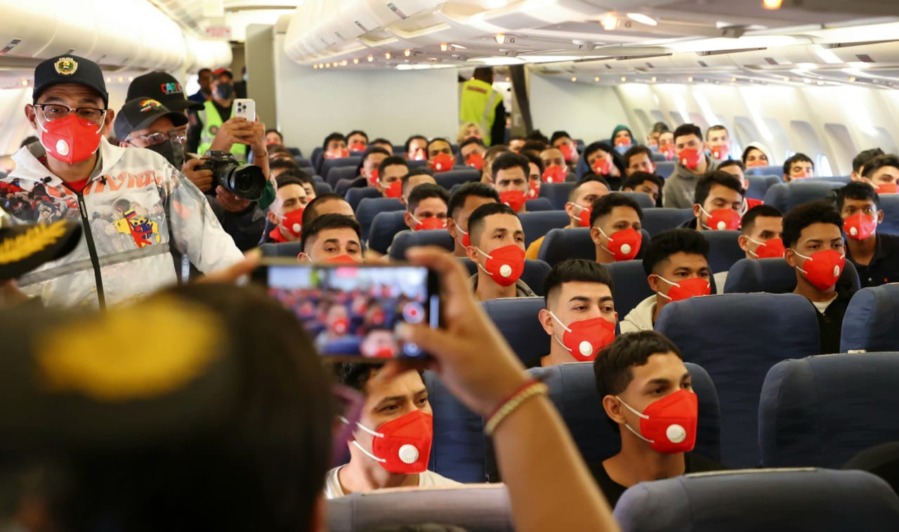 Llegaron al país 198 venezolanos provenientes de Honduras