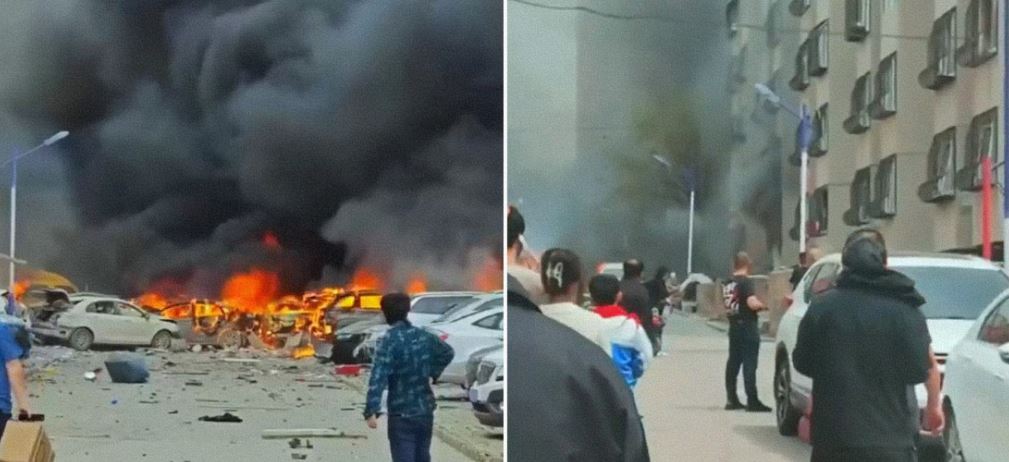 Se registró una fuerte explosión en una calle residencial en China