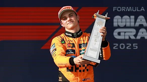 Oscar Piastri ganó el Gran Premio de Miami y se afianza en la punta del campeonato
