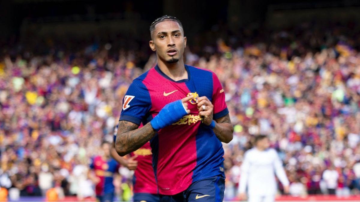 Raphinha renovaría su contrato con el Barcelona