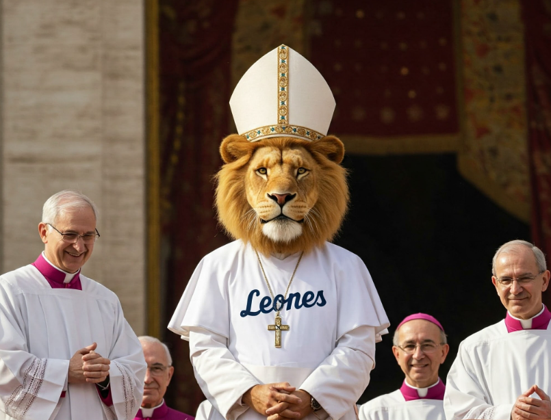 Leones del Caracas aprovechó y celebró la elección del papa León XIV