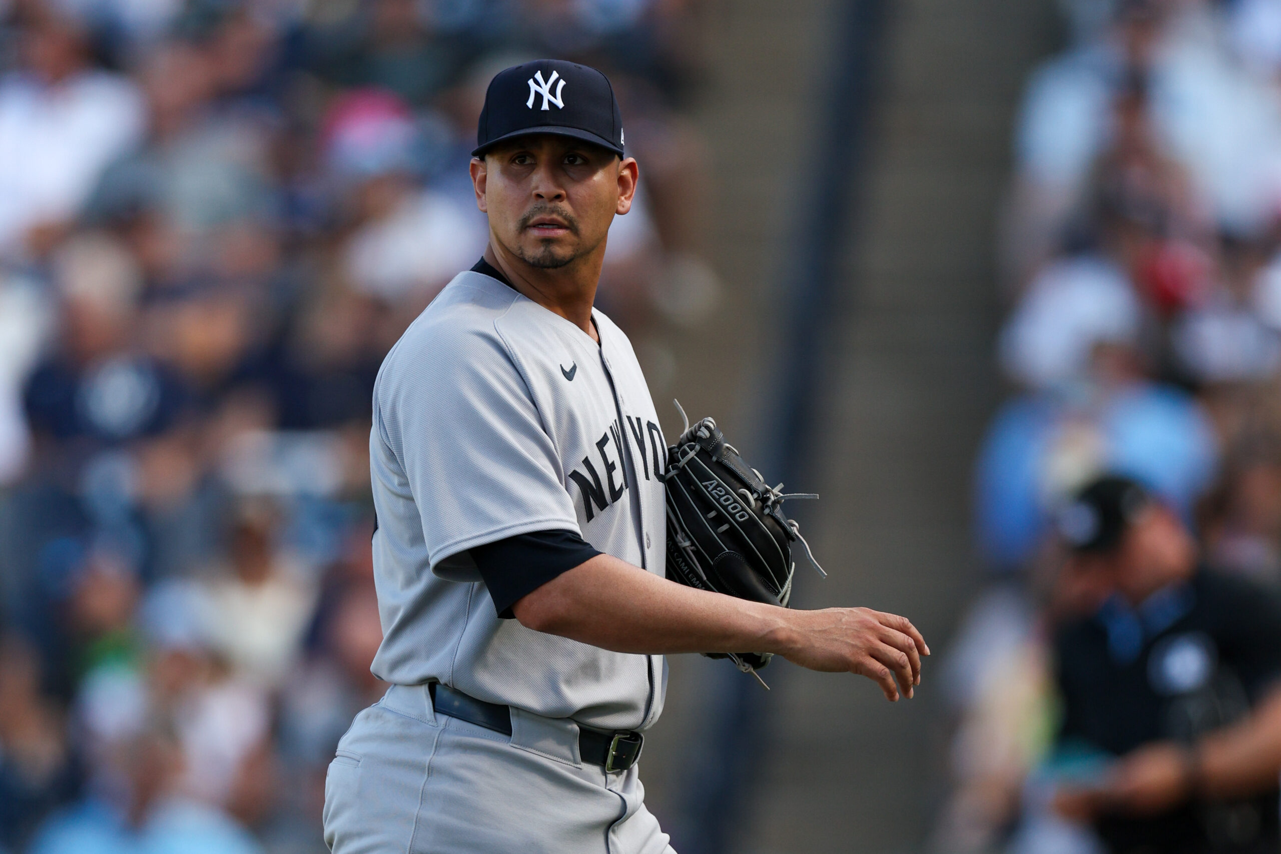 Carlos Carrasco es puesto en asignación por los Yankees de Nueva York