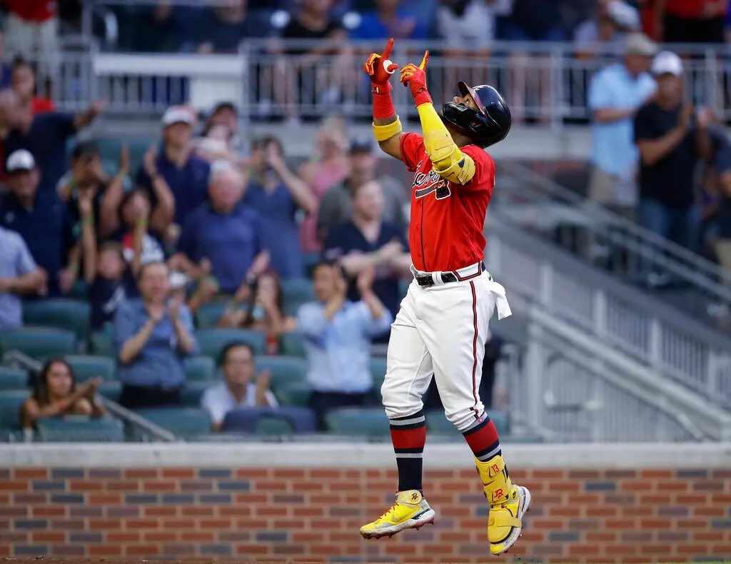Ronald Acuña Jr. rompió un no-hitter y sigue encendido