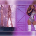 Beyoncé se le cae el pantalón en pleno concierto