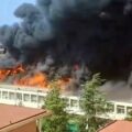 Arde en llamas una universidad en Italia: Imágenes en video