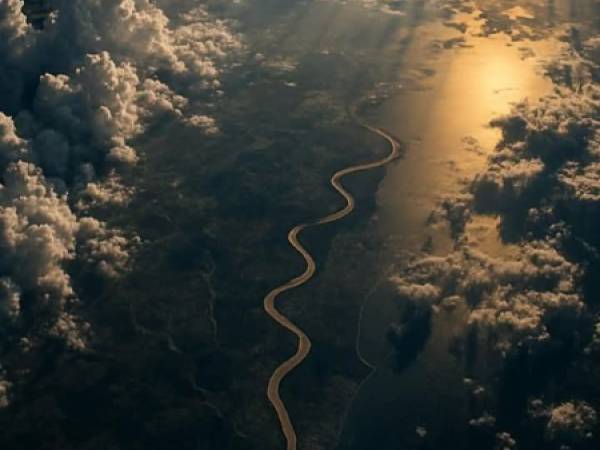 Nasa compartió fotografías del río Amazonas desde la órbita de la Tierra