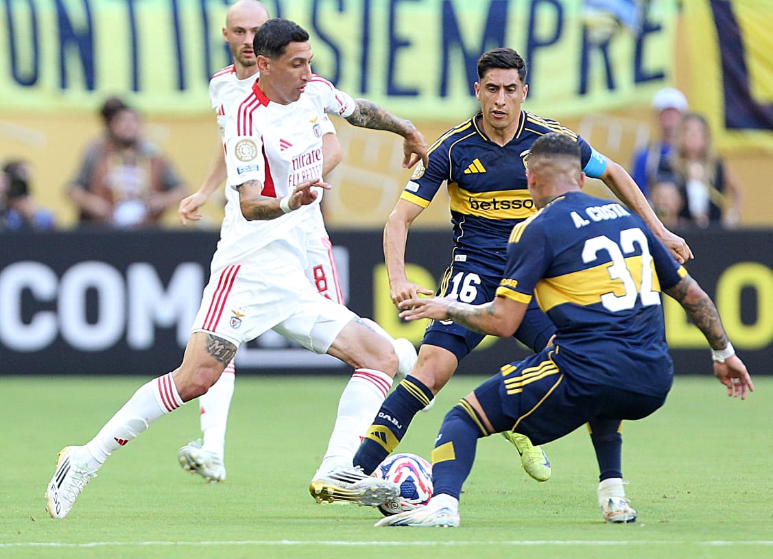 Boca y Benfica igualaron en un intenso partido del Mundial de Clubes