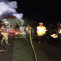 Camión de PDVSA cargado con gasoil se incendió en Baralt