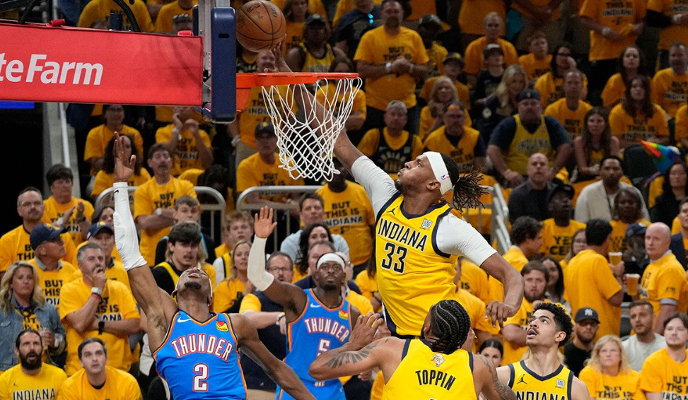 Los Pacers se van arriba en las Finales de NBA