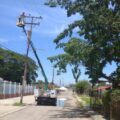 Corpoelec recuperó estructuras eléctricas afectadas por lluvias en Lagunillas