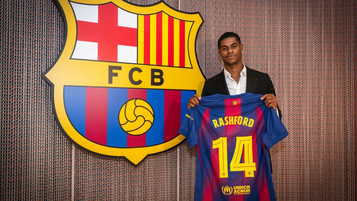 Barcelona presentó a Marcus Rashford como nuevo fichaje