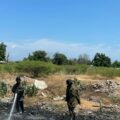 Reportan nuevo incendio en la planta de reciclaje de Haticos