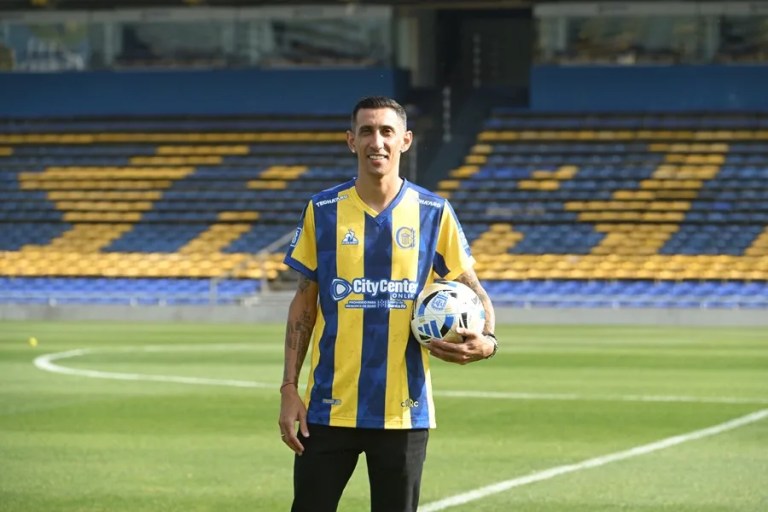 ¡Está de regreso! Ángel Di María fue presentado en Rosario Central