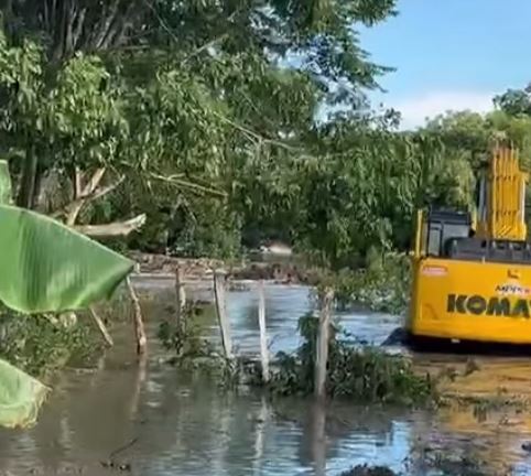 Bajan las aguas que anegaron Ciudad Nutria en Barinas