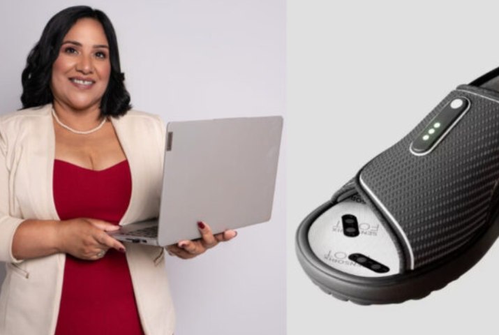 Venezolana en Chile creó sandalia inteligente que monitorea pies para prevenir amputación por diabetes