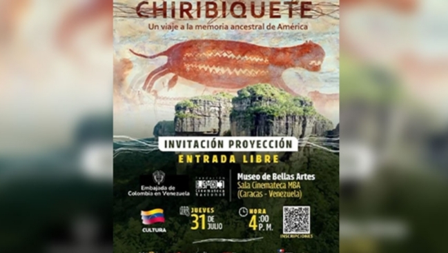 Embajada de Colombia en Venezuela invita este jueves a la proyección del documental 