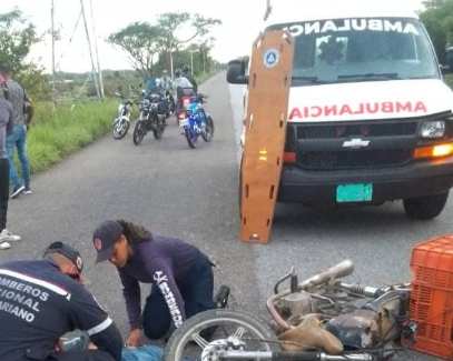 Pereció motorizado en un accidente vial en Baralt