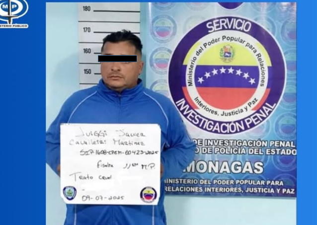 Arrestaron a policía por cachetear a un hombre en Monagas