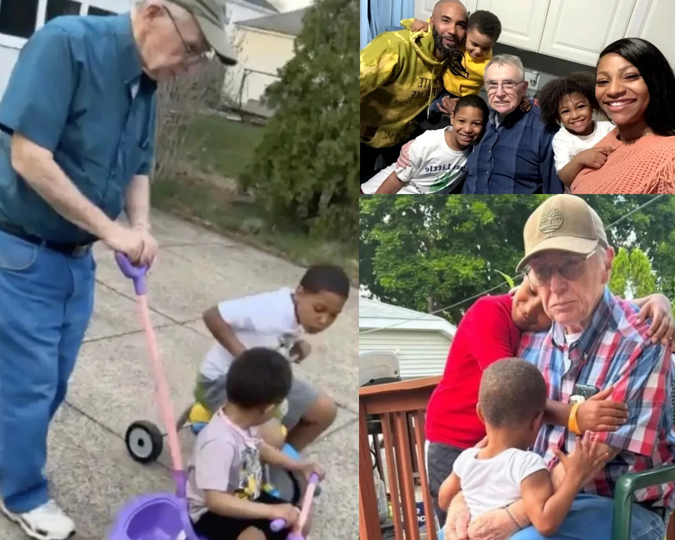 Abuelo de 82 años fue adoptado por una familia luego de quedar viudo