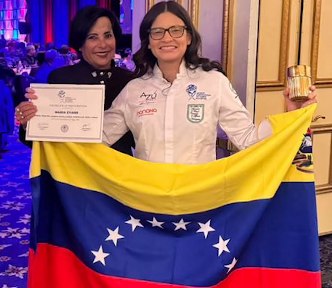 Venezolana gana medalla de plata en el Global Chef 2025