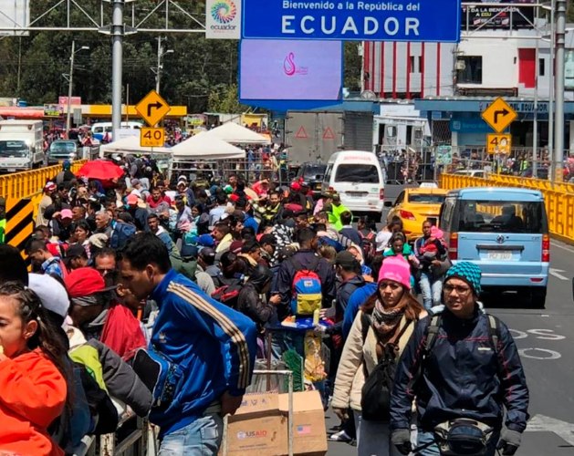 Ecuador inicia proceso para dar por terminado el estatuto migratorio con Venezuela