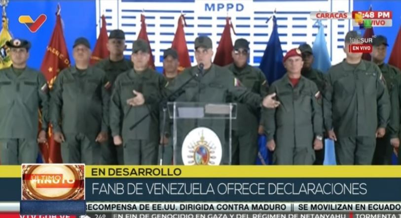 FANB rechaza acusaciones de EE UU y reafirma lealtad a la Revolución