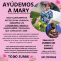 ¡Todo suma! Solicitan ayuda urgente para la señora Mary