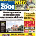 Titulares de la prensa nacional para este jueves 7 de agosto