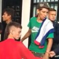 Delincuentes roban un local, montan un 