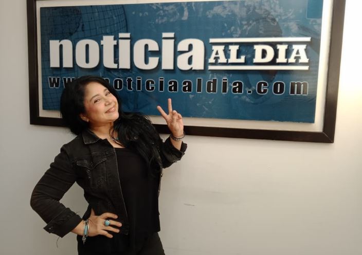Nélida Ferrer, la reina de la guaracha zuliana de visita en Noticia al Día: 